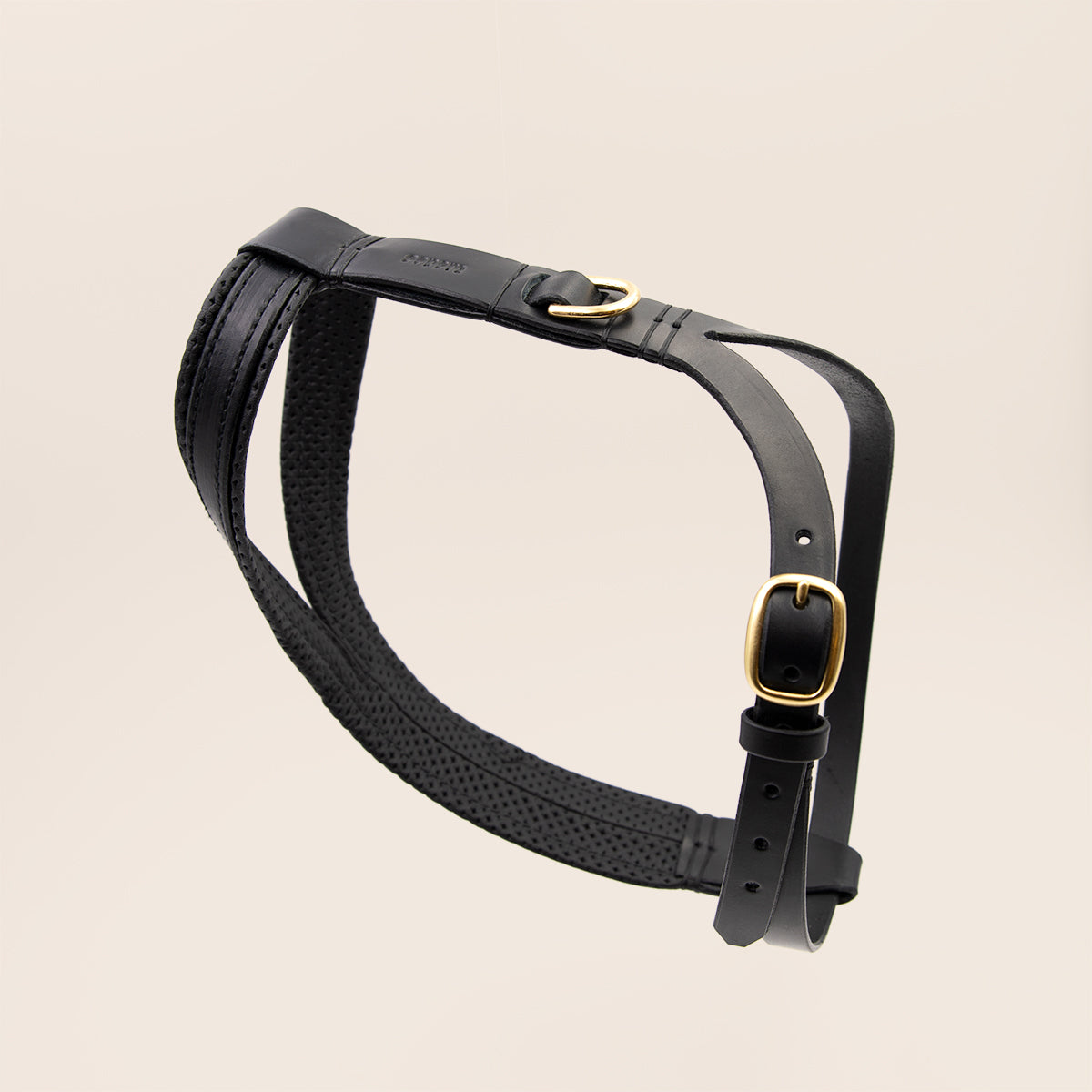 EDIT / leather padded harness